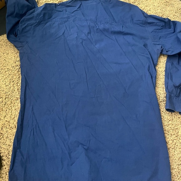 Versace Jeans Collection Blue Button-Up Shirt - Picture 4 of 4